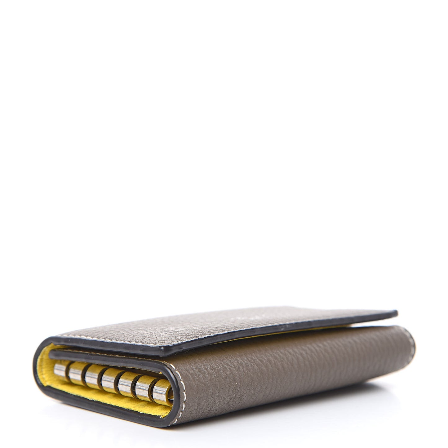 Drummed Calfskin Key Case Souris
