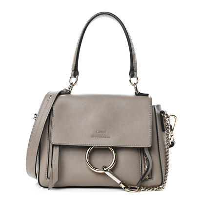Chloe Calfskin Mini Faye Day Shoulder Bag Motty Grey 1 of 9