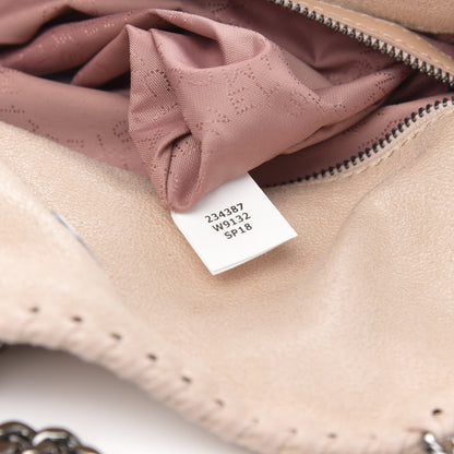 Stella McCartney Shaggy Deer Mini Falabella Fold Over Tote Powder 7 of 9