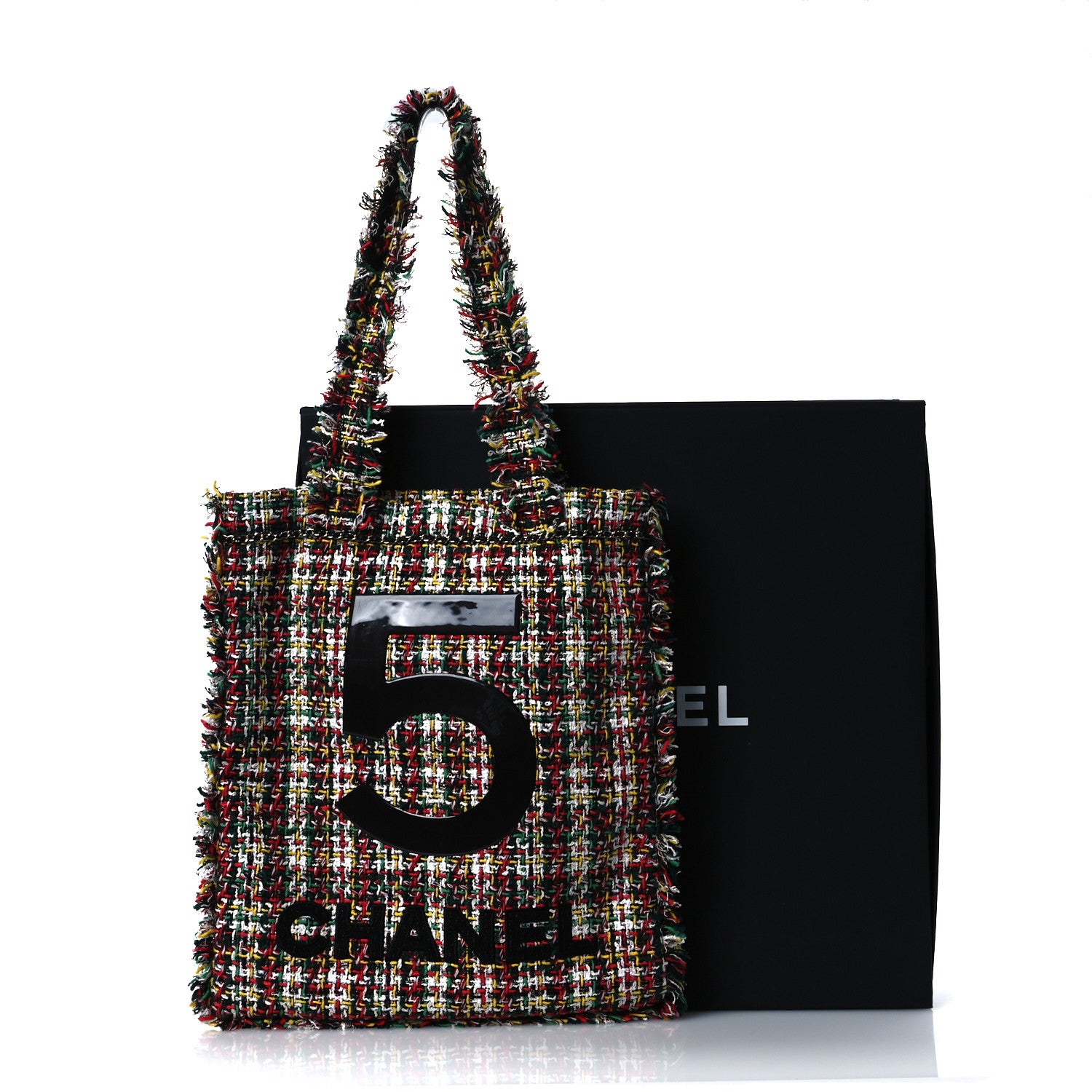 Chanel Tweed N°5 Tote Multicolor 12 of 12