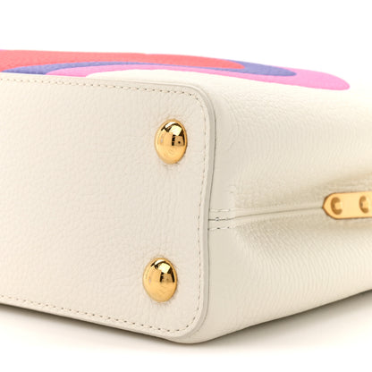 Louis Vuitton Taurillon Game On Capucines BB White 9 of 10