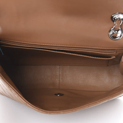 Chanel Lambskin Quilted Elementary Chic Flap Brown 4 of 12