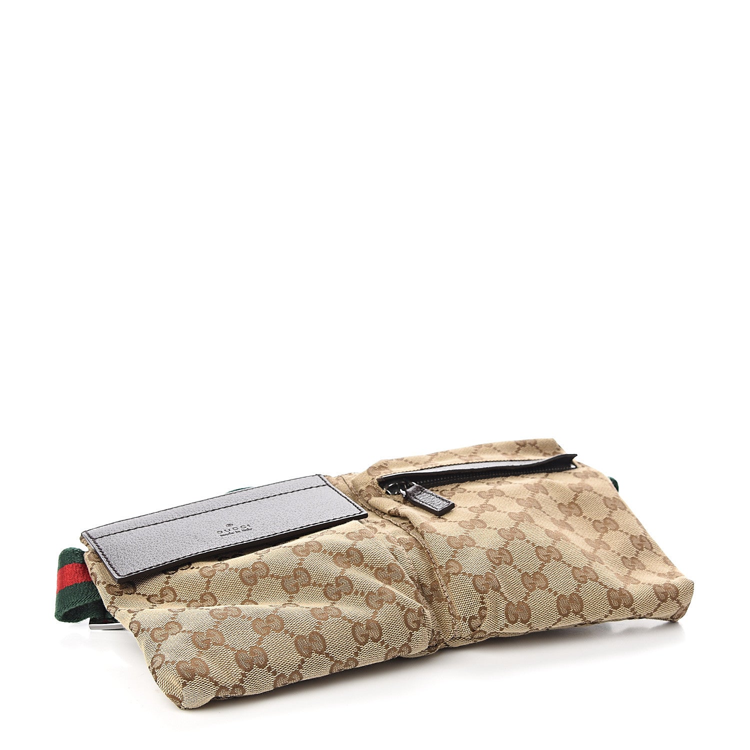 Gucci Monogram Web Belt Bag Dark Brown 3 of 8