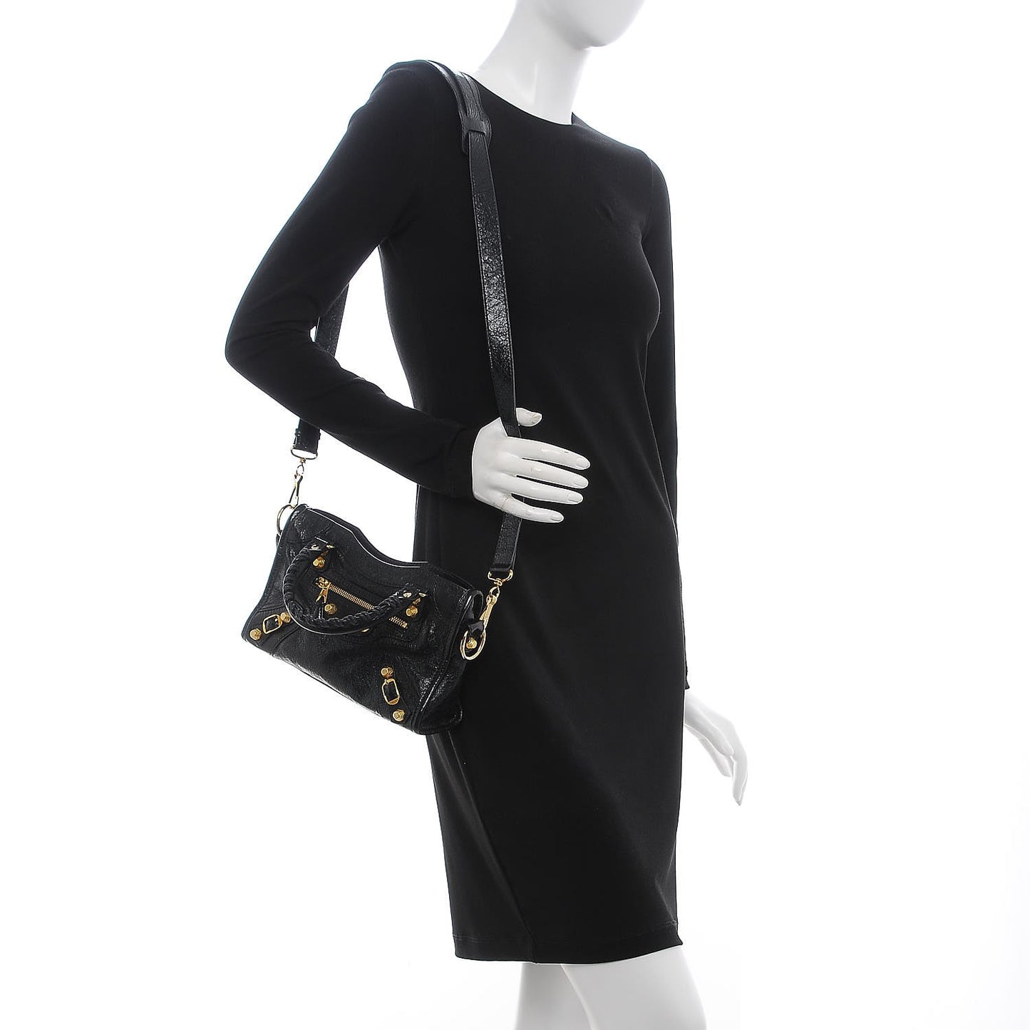 Agneau Giant 12 Gold Hardware Mini City Black