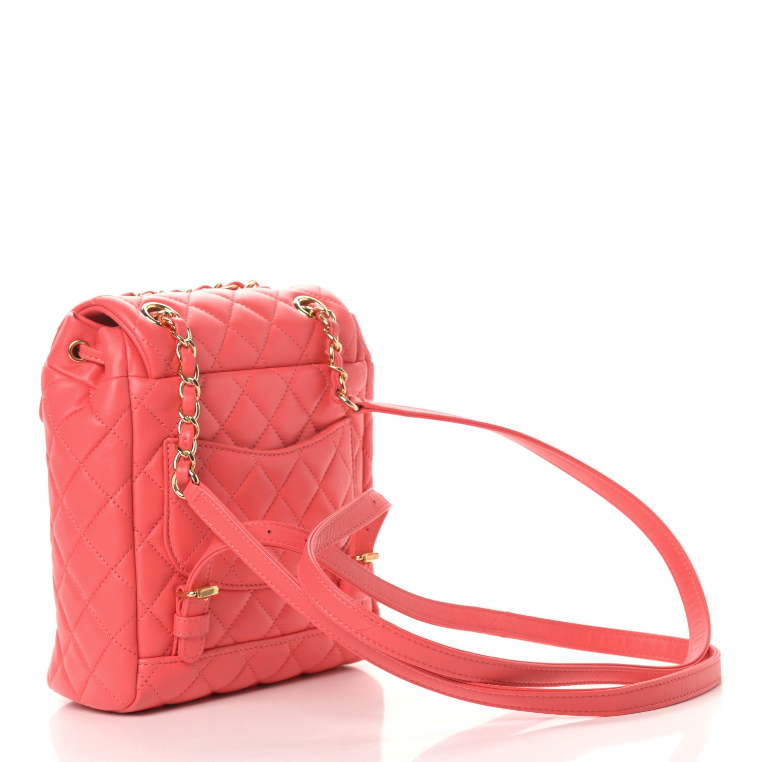 Chanel Lambskin Quilted Mini Urban Spirit Backpack Pink 3 of 9