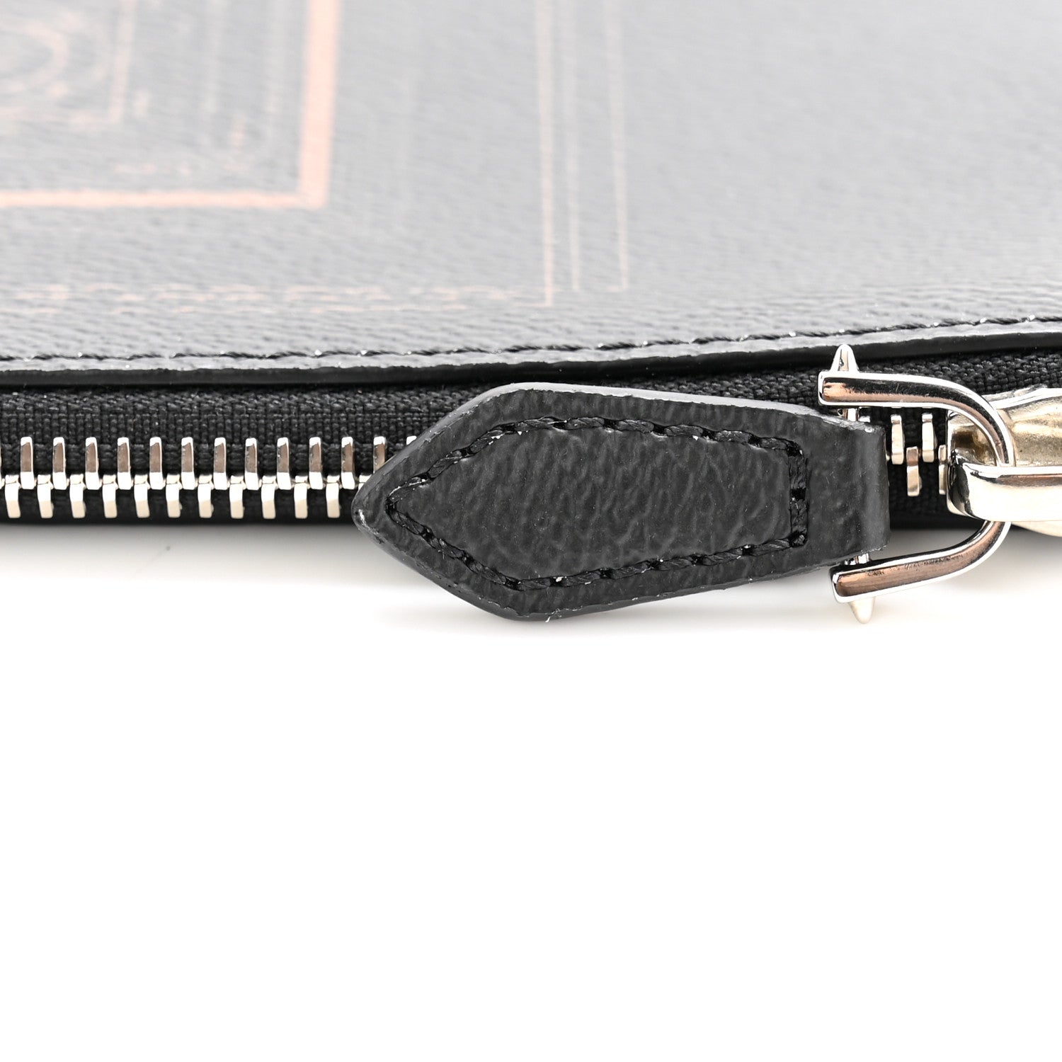Givenchy Calfskin Cobra Print Zip Pouch Black 9 of 10
