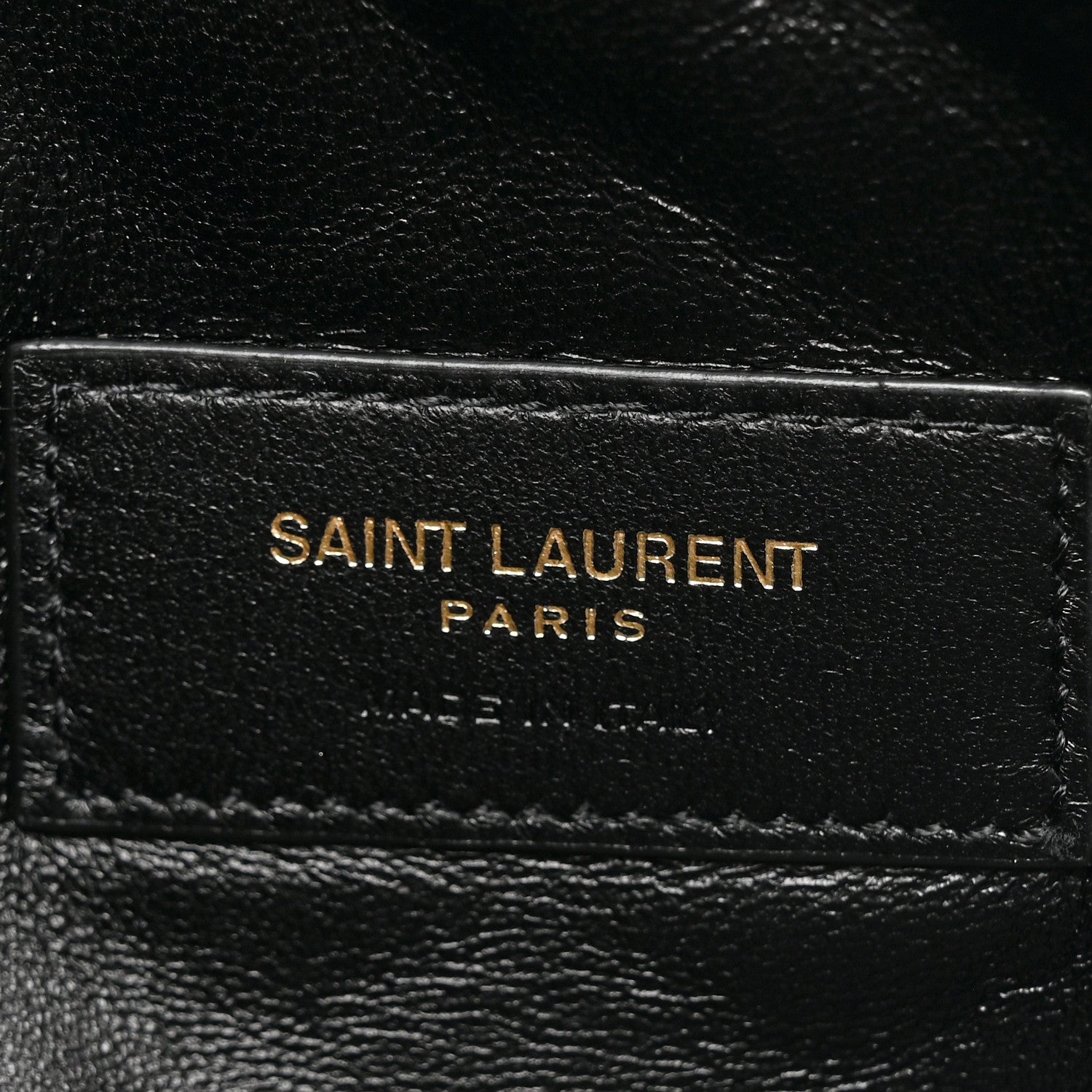 Saint Laurent Lambskin Quilted Gaby Zipped Pouch Crema Soft 6 of 10