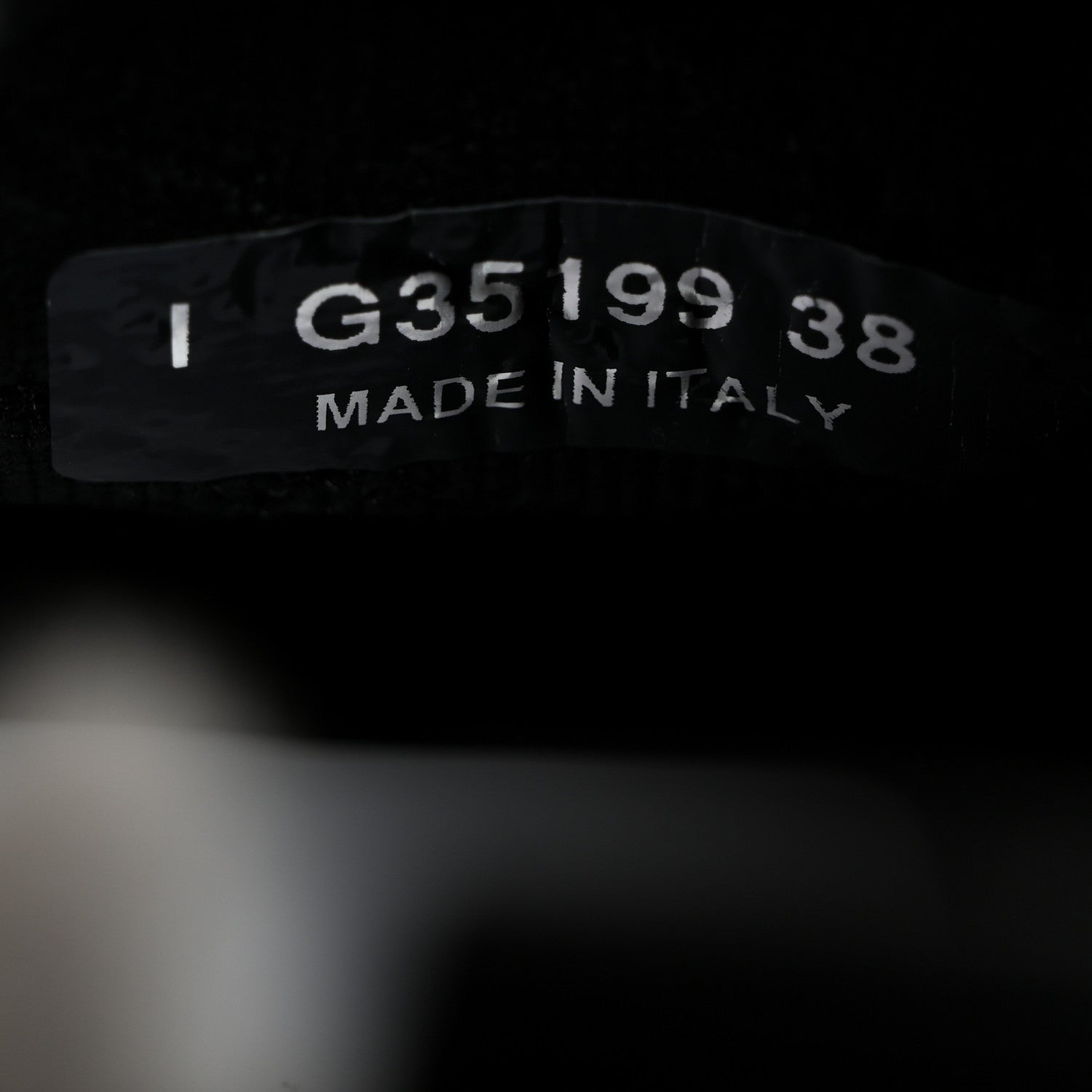 Chanel Mixed Fabrics Knit Sneakers 38 Black Grey White 7 of 9