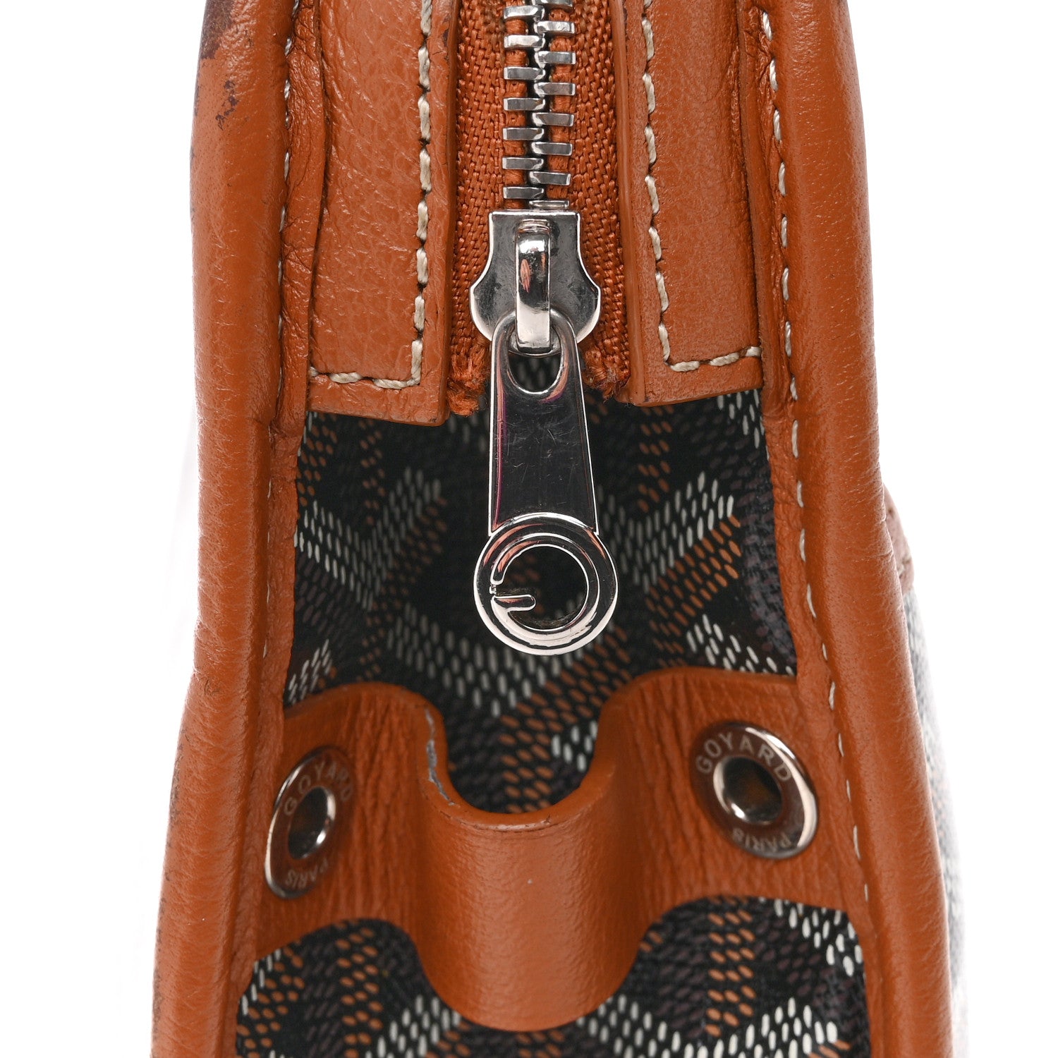 Goyard Goyardine Jouvence MM Toiletry Pouch Black Gold 11 of 11