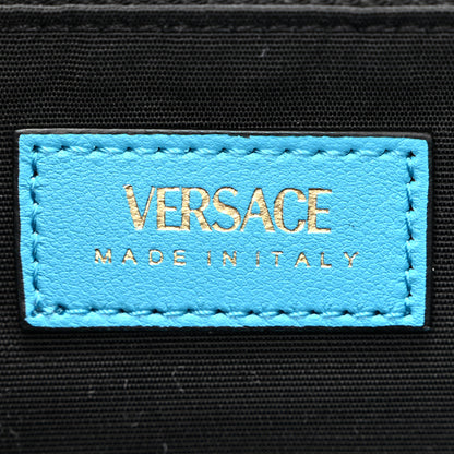 Versace Calfskin Medusa Wallet on Chain Crossbody Blue 6 of 9