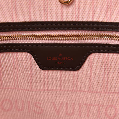 Louis Vuitton Damier Ebene Neo Neverfull MM Rose Ballerine 6 of 13