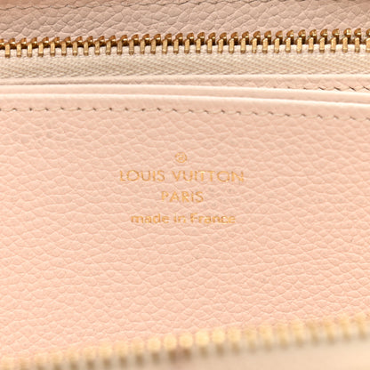 Louis Vuitton Empreinte Monogram Giant By The Pool Zippy Wallet Cream Saffron 6 of 10
