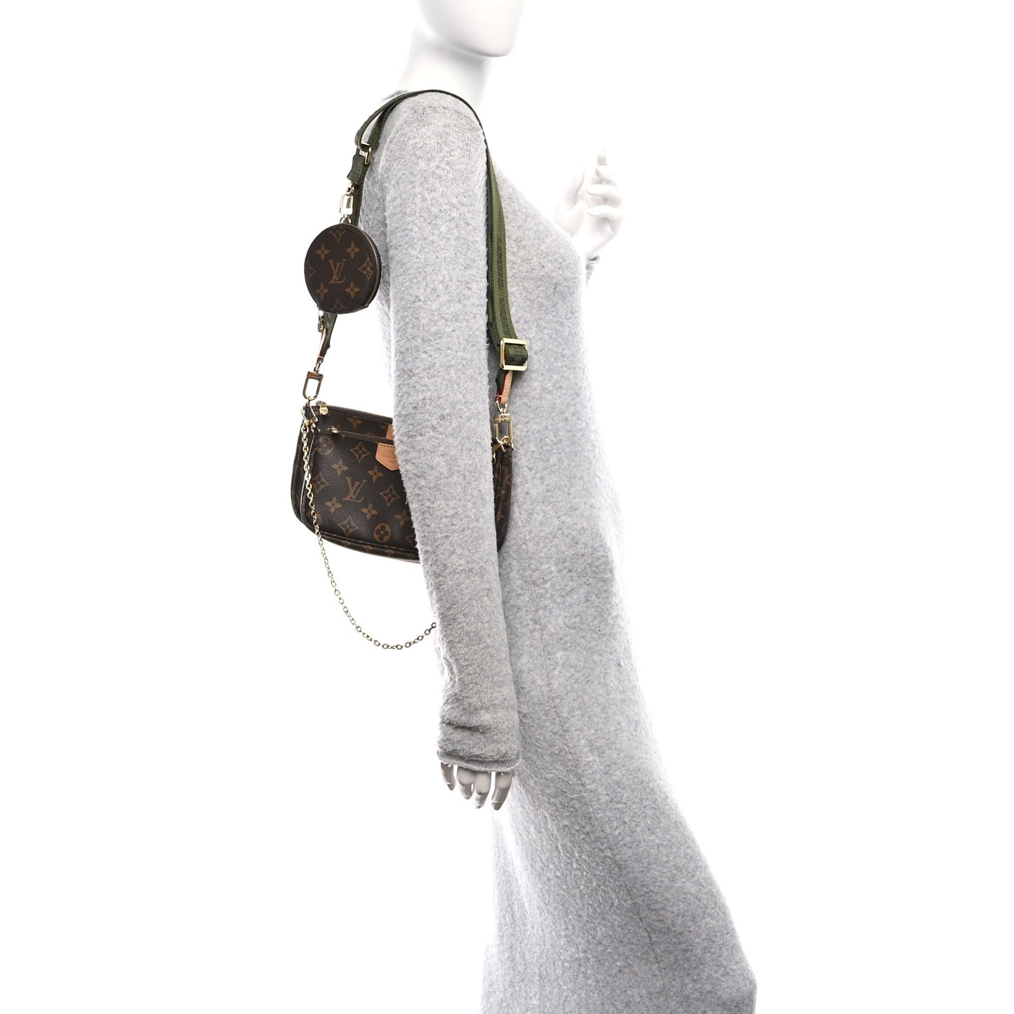 Monogram Multi Pochette Accessories Kaki