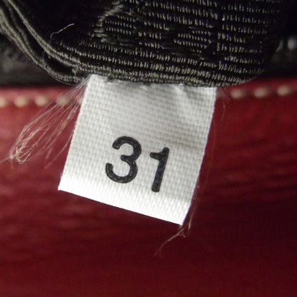 Prada Goatskin Cerniera Doctor Bag Rubino 8 of 9