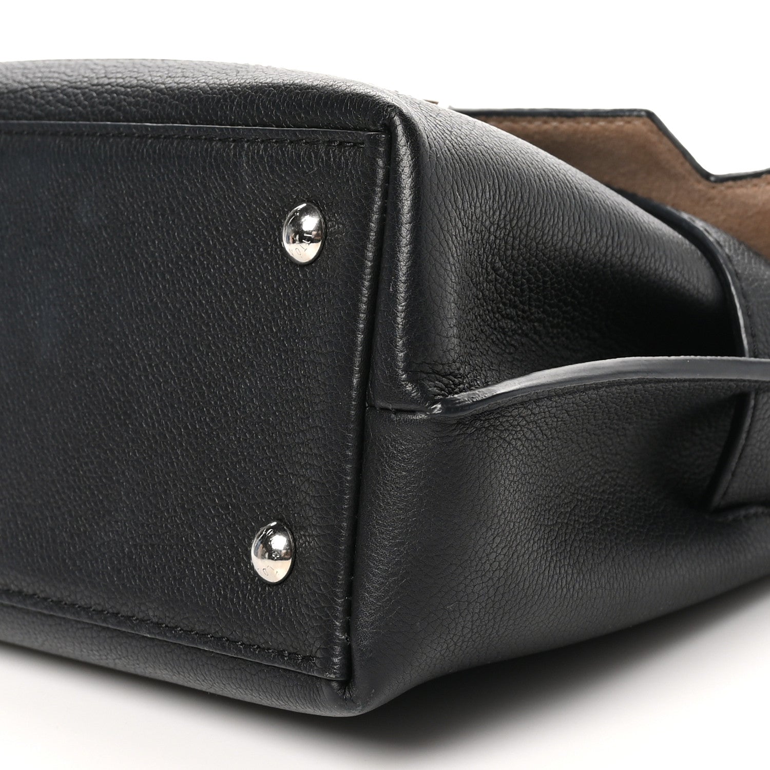 Louis Vuitton Calfskin Lockme Ever BB Black 9 of 10