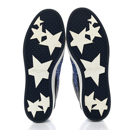 Jimmy Choo Glitter Miami Sneakers 36.5 Blue 5 of 10