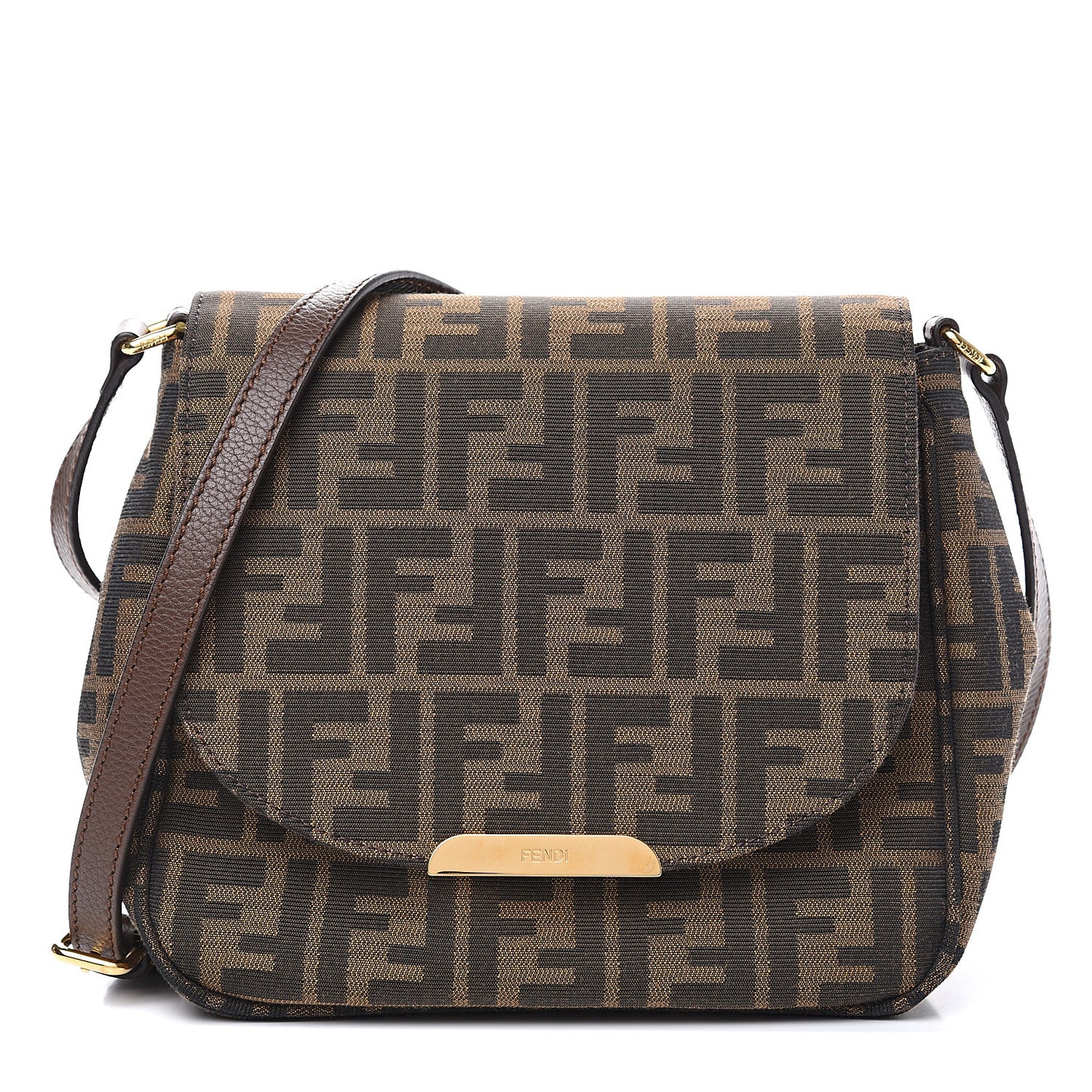 Zucca Vitello Artic Small Messenger Bag Tobacco Castagna
