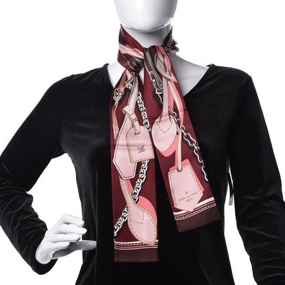 Louis Vuitton Silk Handle Me Bandeau Bordeaux 2 of 5