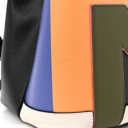 Fendi Vitello Elite Geometric Logo Petite 2Jours Tote Multicolor 13 of 17