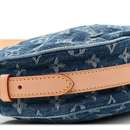 Louis Vuitton Monogram Denim Croissant MM Blue 8 of 9