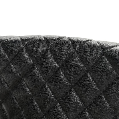 Chanel Shiny Caviar Quilted Large Chain Melody Flap Black 12 of 13