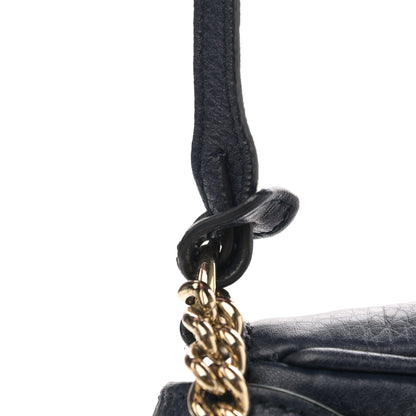 Gucci Pebbled Calfskin Small Soho Flap Crossbody Blue 11 of 11