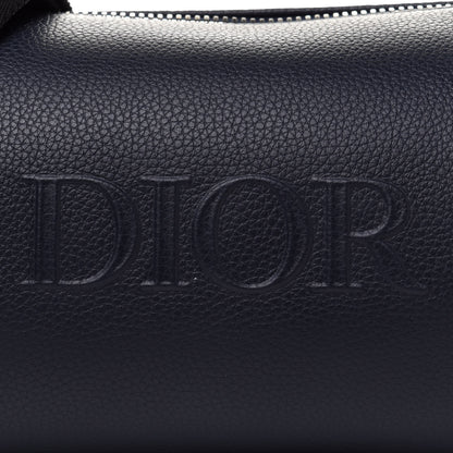 Christian Dior HOMME Grained Calfskin Mens Roller Messenger Blue 7 of 10