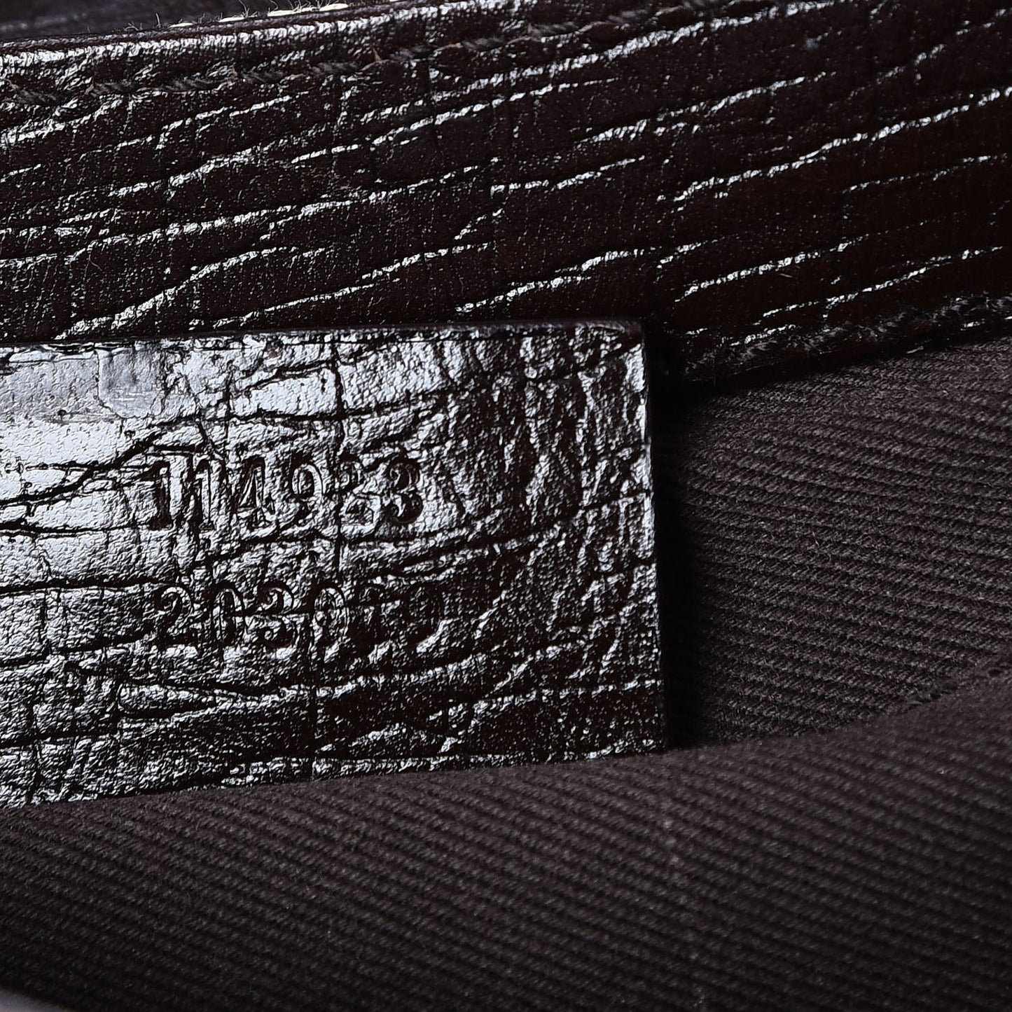 Monogram Horsebit Clutch Dark Brown