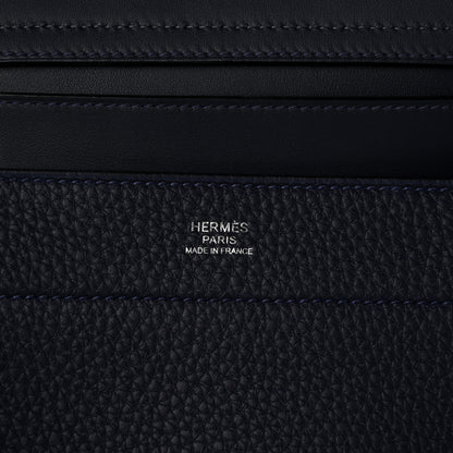 Hermes Togo Mali-Selle PM Messenger Bag Bleu Nuit 6 of 10