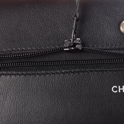 Chanel Caviar Timeless CC Wallet On Chain WOC Black 12 of 16