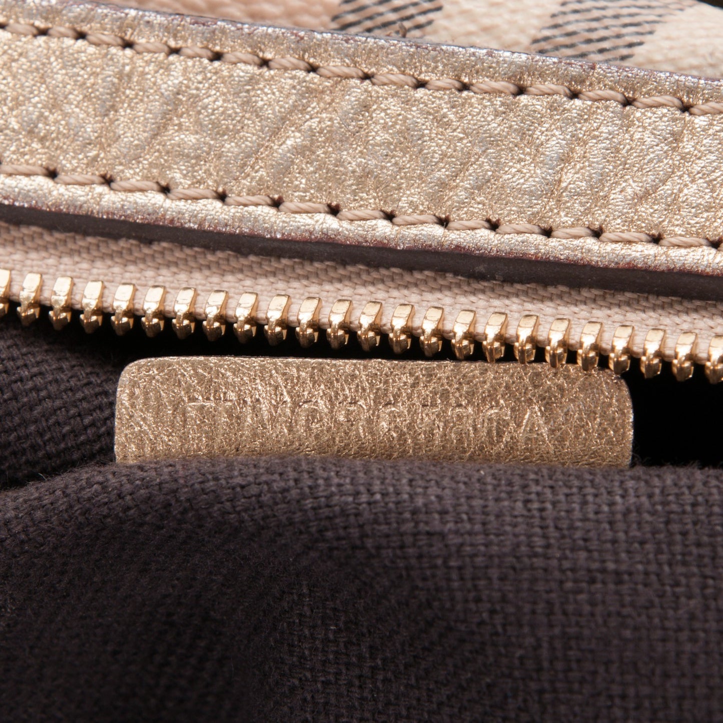 Haymarket Check Thornley Satchel Gold