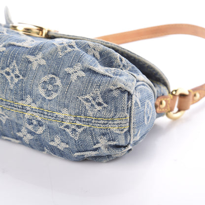 Louis Vuitton Monogram Denim Mini Pleaty Blue 8 of 8