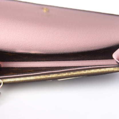 Louis Vuitton Monogram Emilie Wallet Rose Ballerine 5 of 7