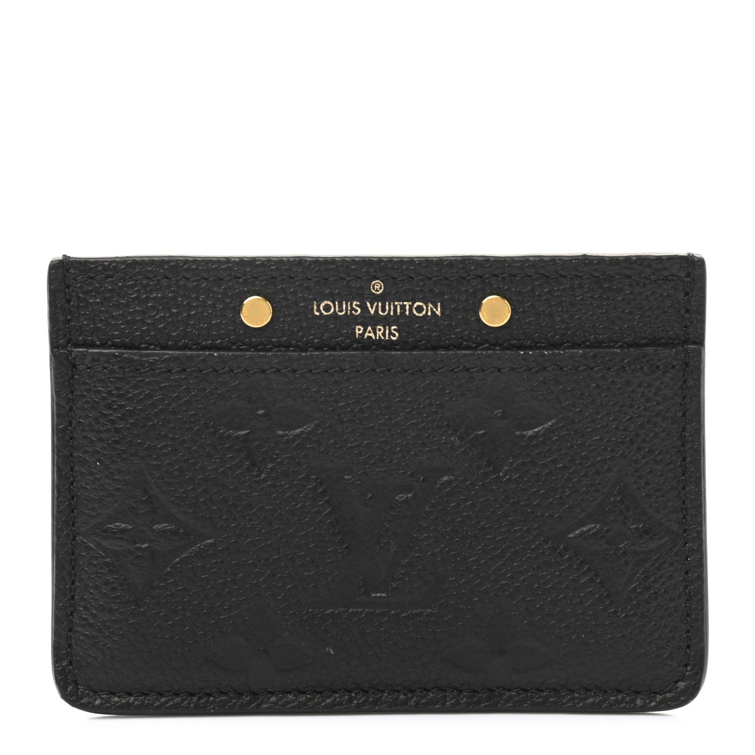 Louis Vuitton Empreinte Card Holder Black 2 of 17