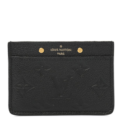 Louis Vuitton Empreinte Card Holder Black 2 of 17