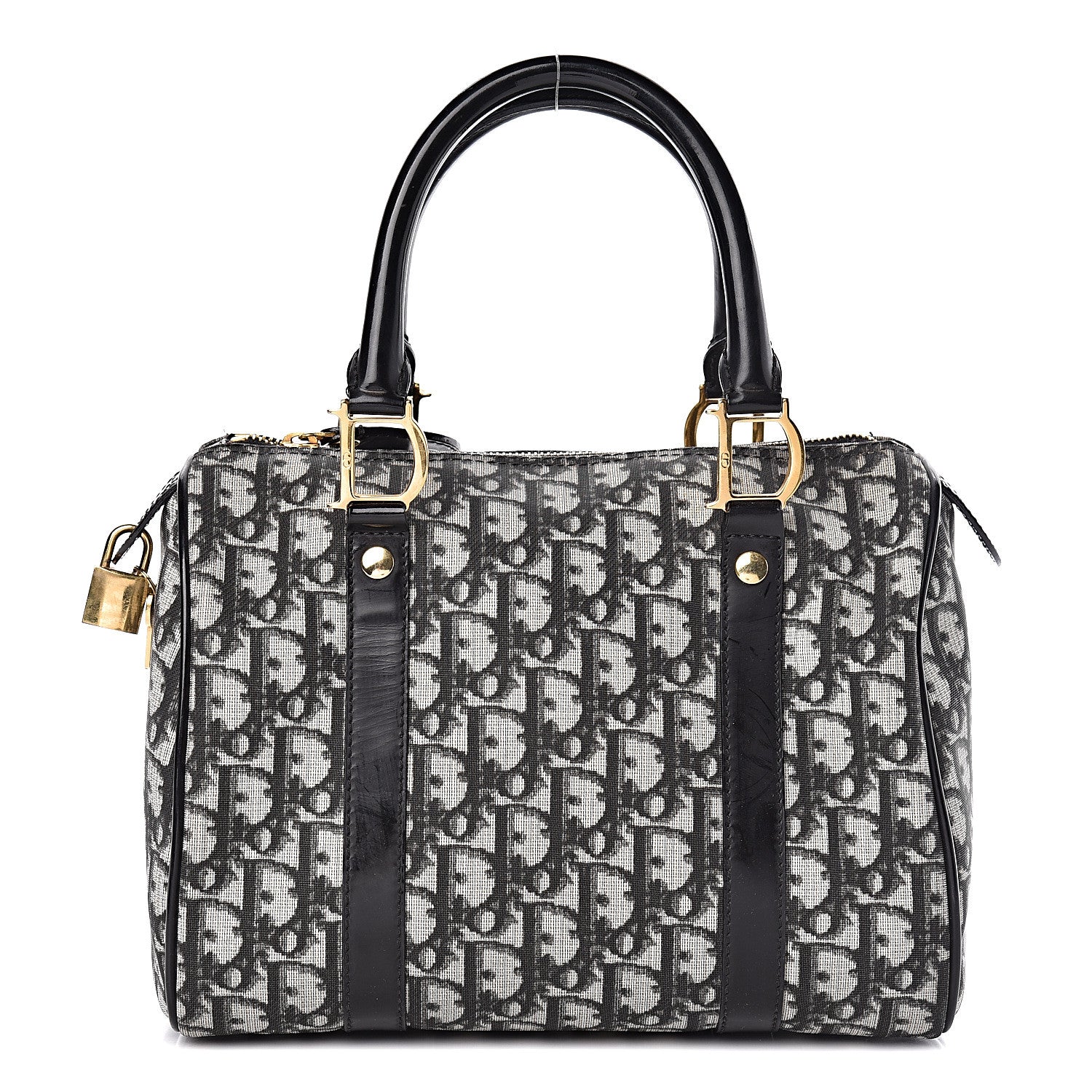 Christian Dior Monogram Boston Black 1 of 18
