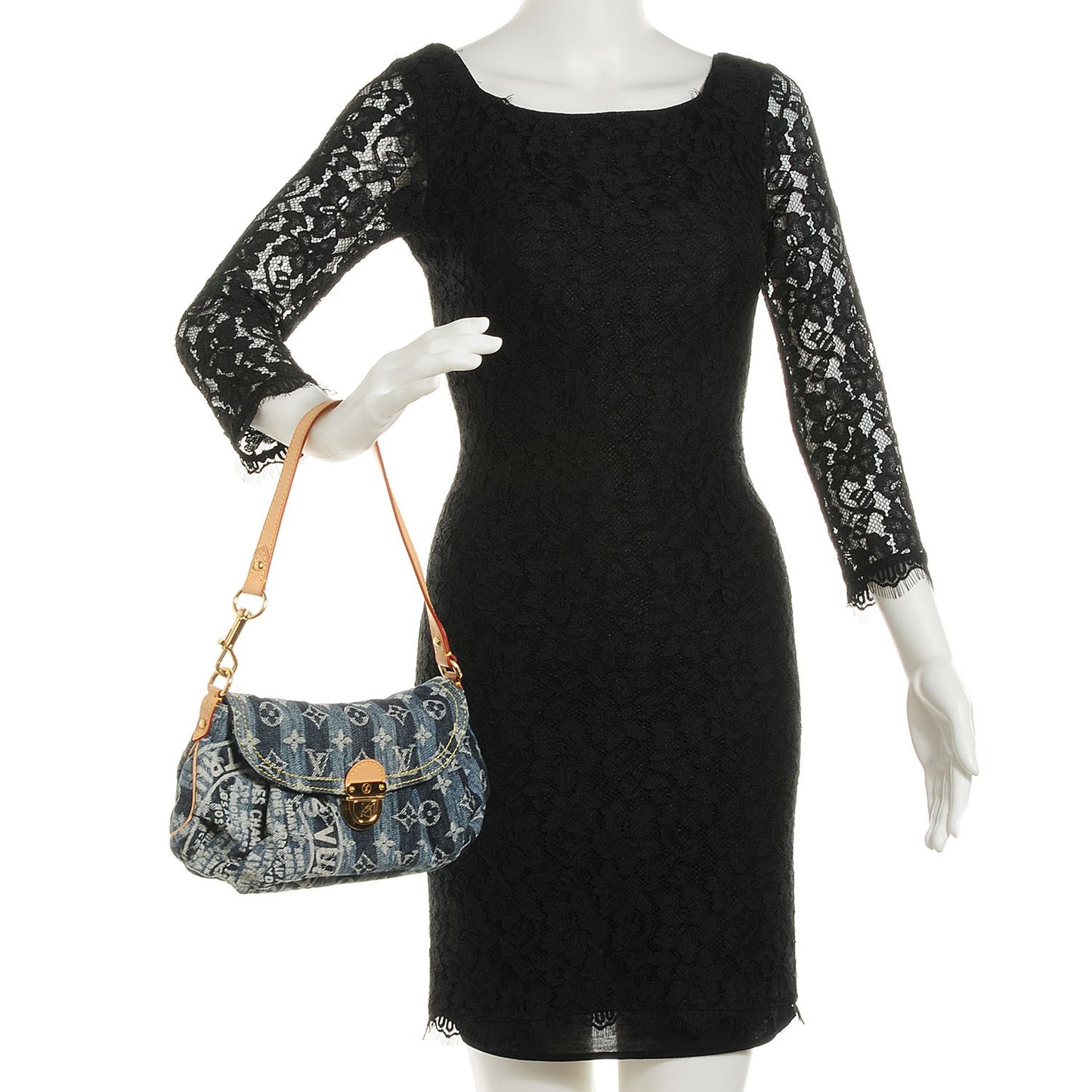 Denim Raye Mini Pleaty