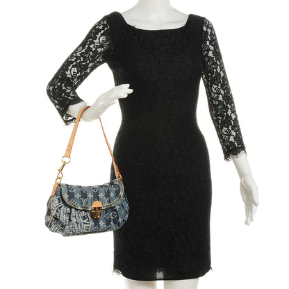 Louis Vuitton Denim Raye Mini Pleaty 2 of 8