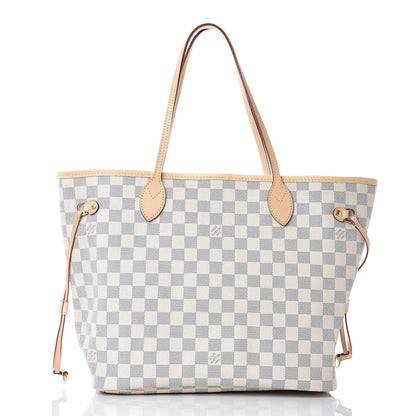 Louis Vuitton Damier Azur Neo Neverfull MM Rose Ballerine 3 of 9