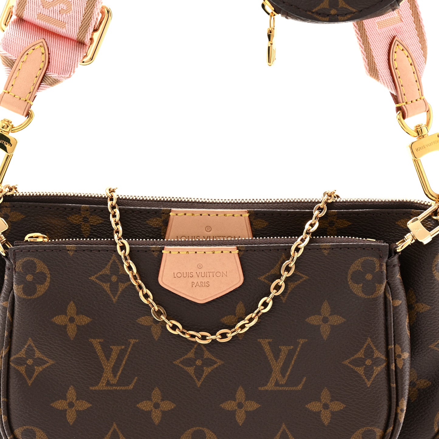 Monogram Multi Pochette Accessories Rose Clair