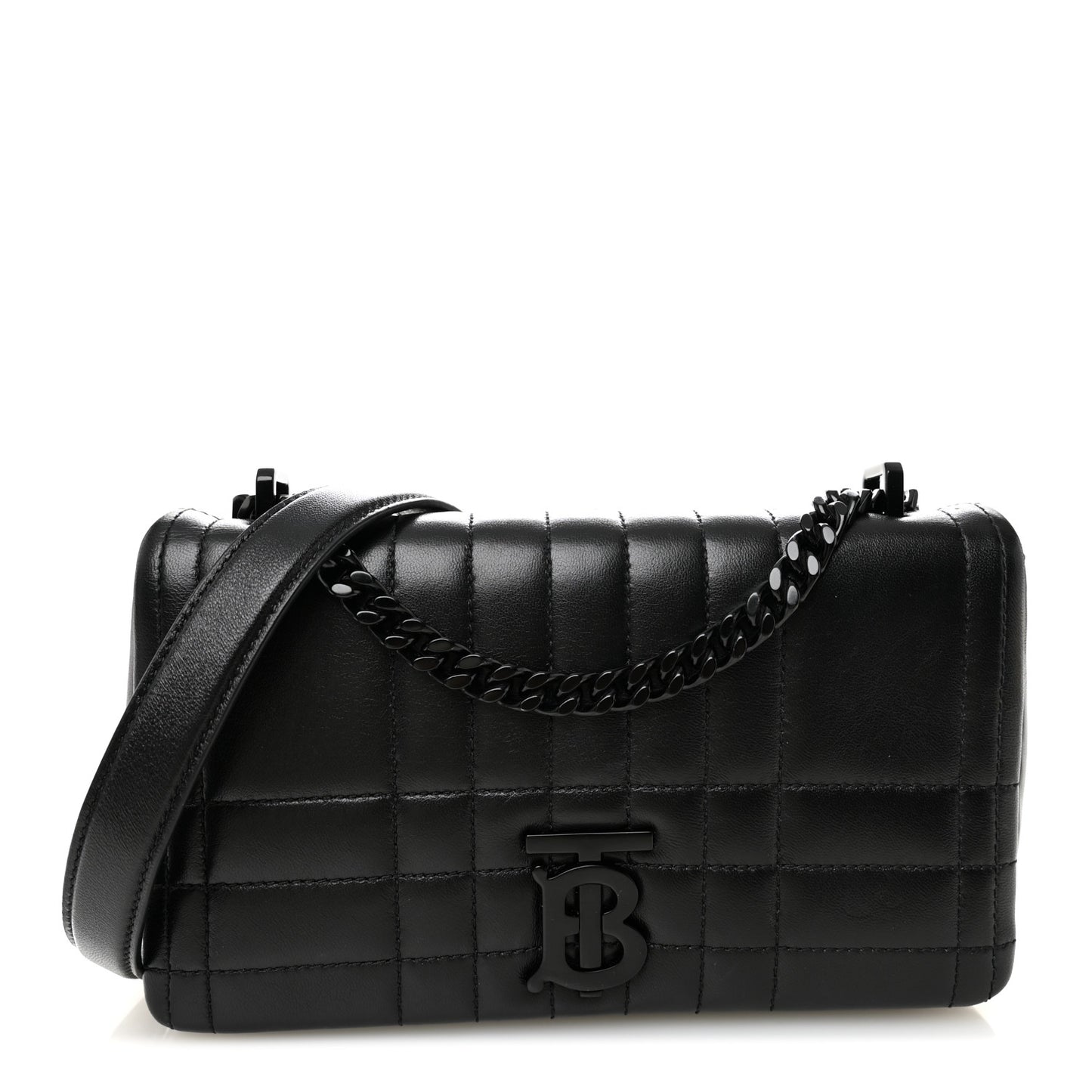 Lambskin Quilted Small Lola Bag Black