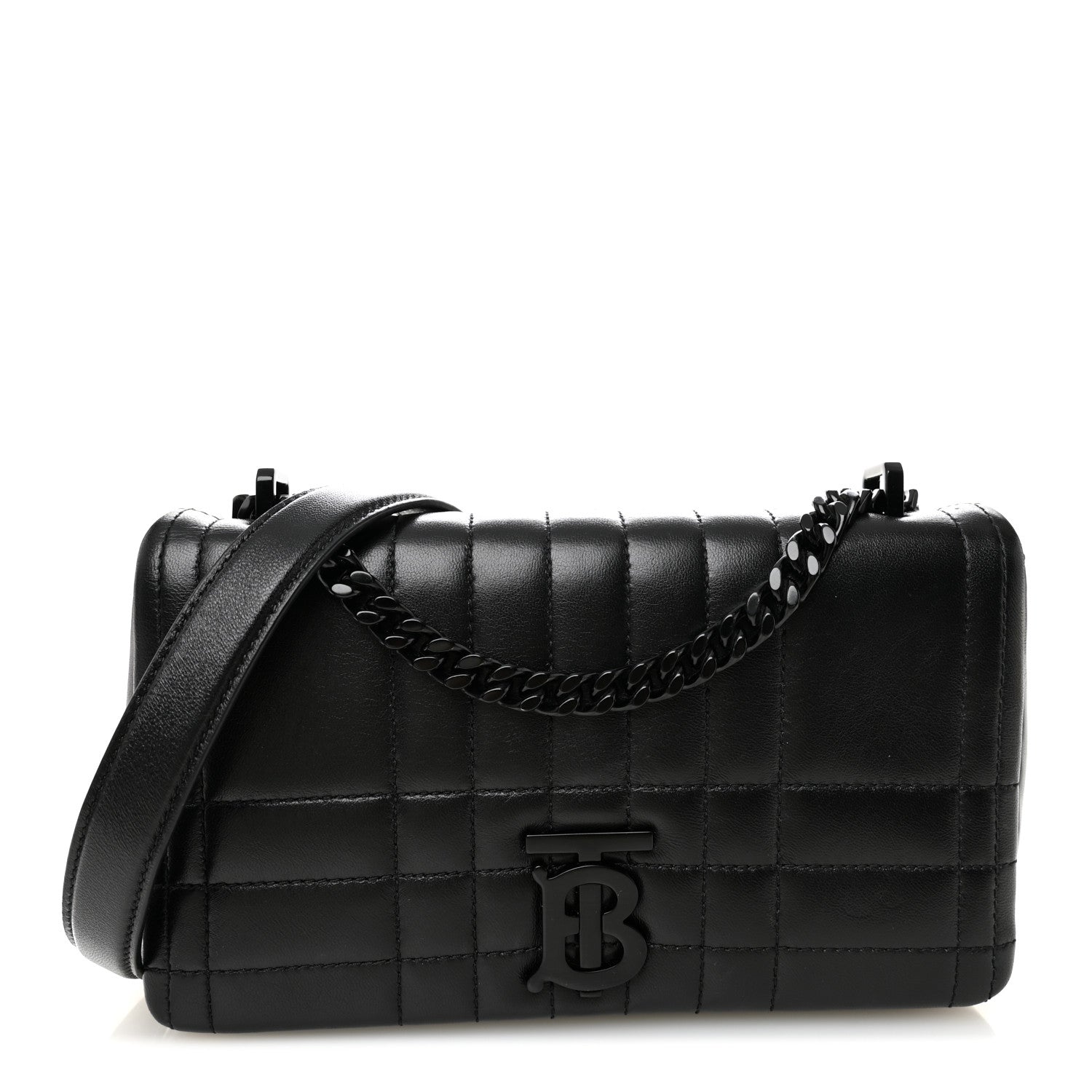 Burberry Lambskin Quilted Small Lola Bag Black 1 of 10