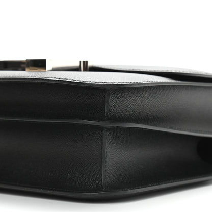 Hermes Madame Calfskin Lizard Constance 24 Black Ombre 9 of 9