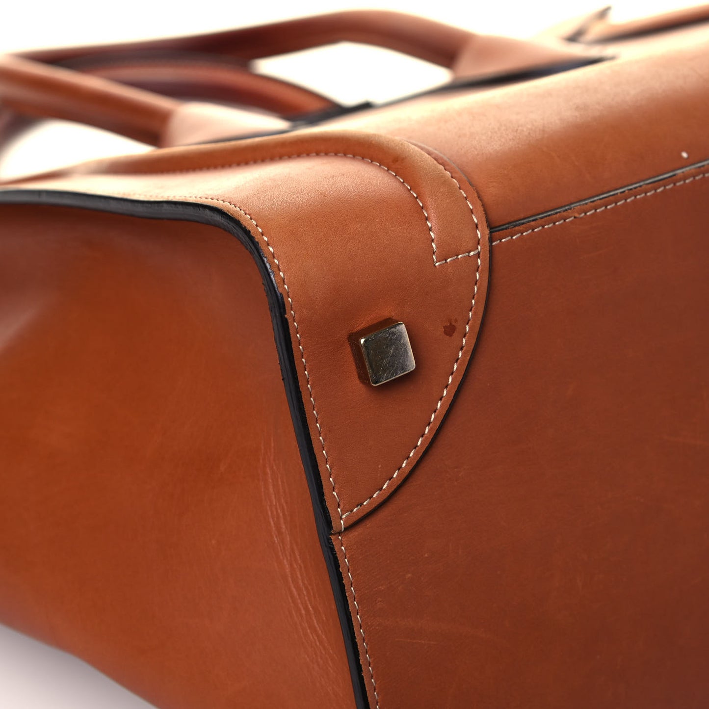 Natural Calfskin Mini Luggage Tan