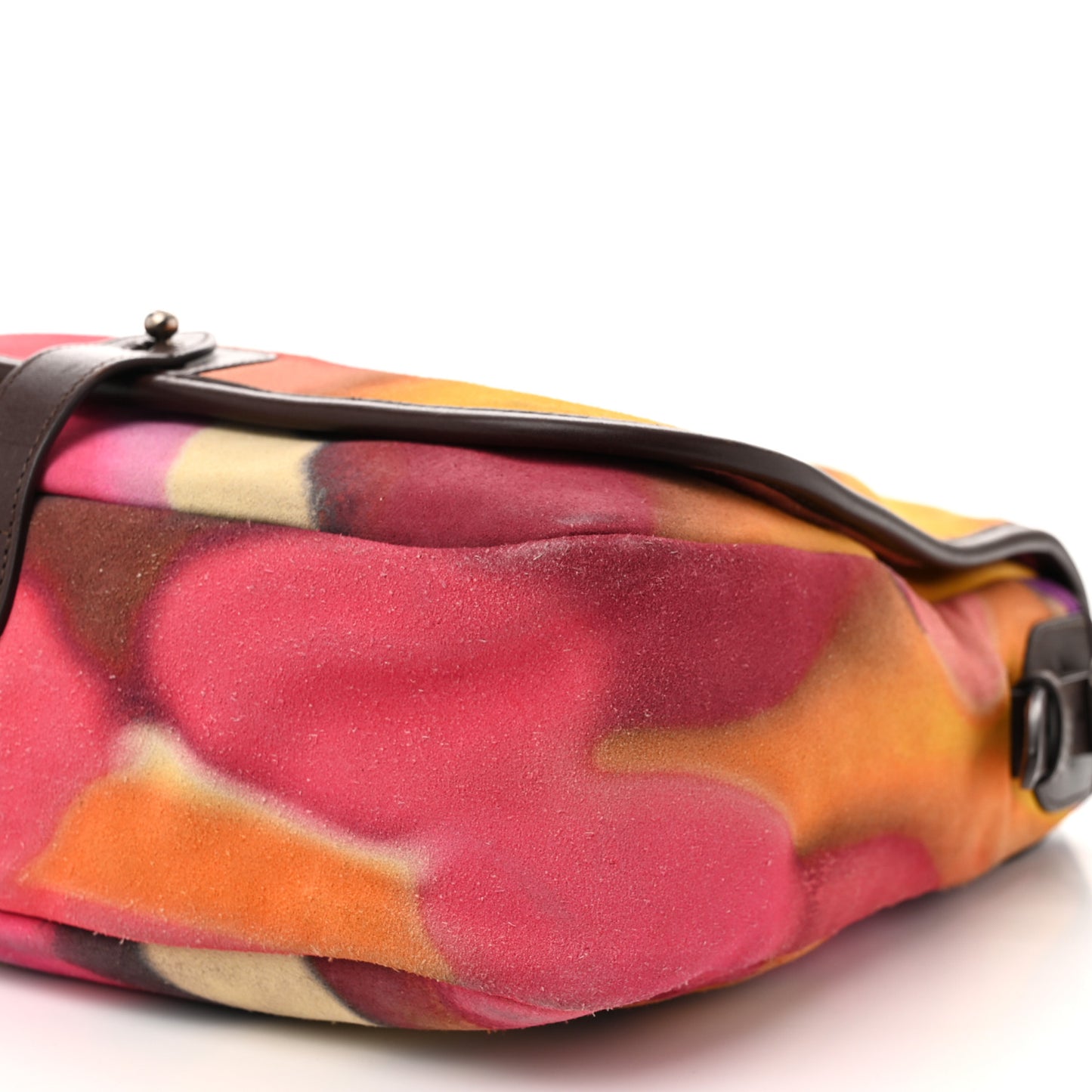 Printed Ultra Soft Lambskin Medium Flower Power Messenger