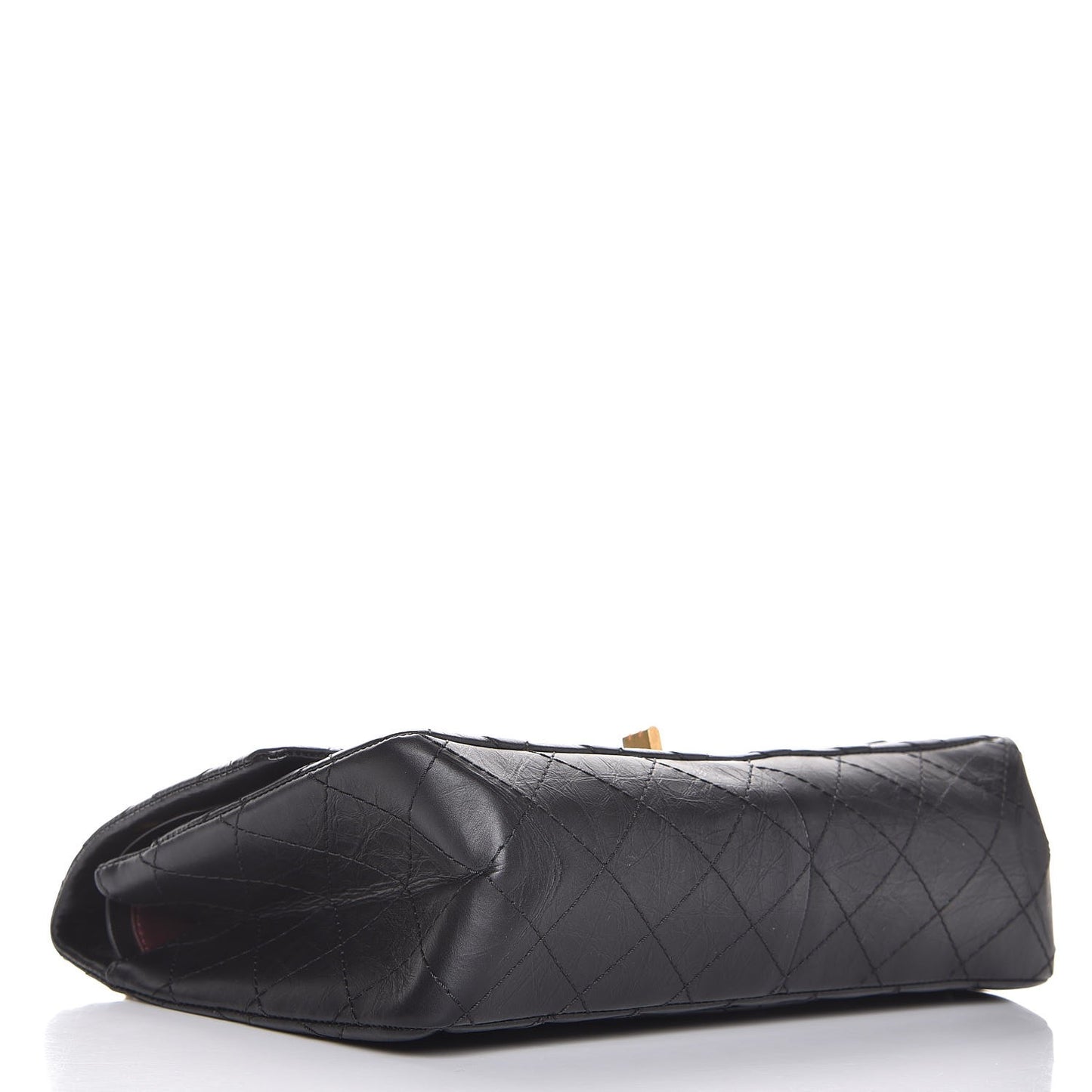 Aged Calfskin Quilted 2.55 Reissue 226 Flap Black
