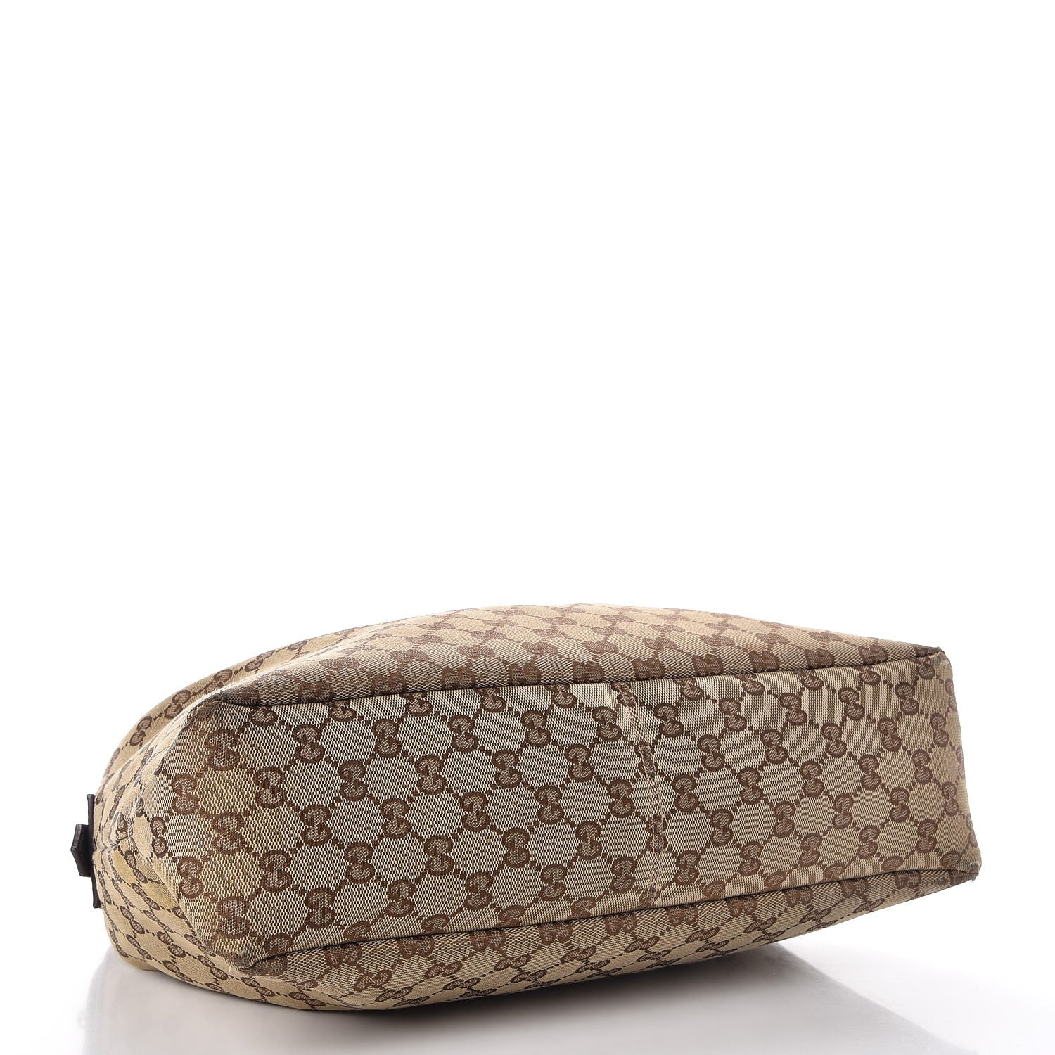 Gucci Monogram Medium Horsebit Chain Hobo Dark Brown 4 of 13