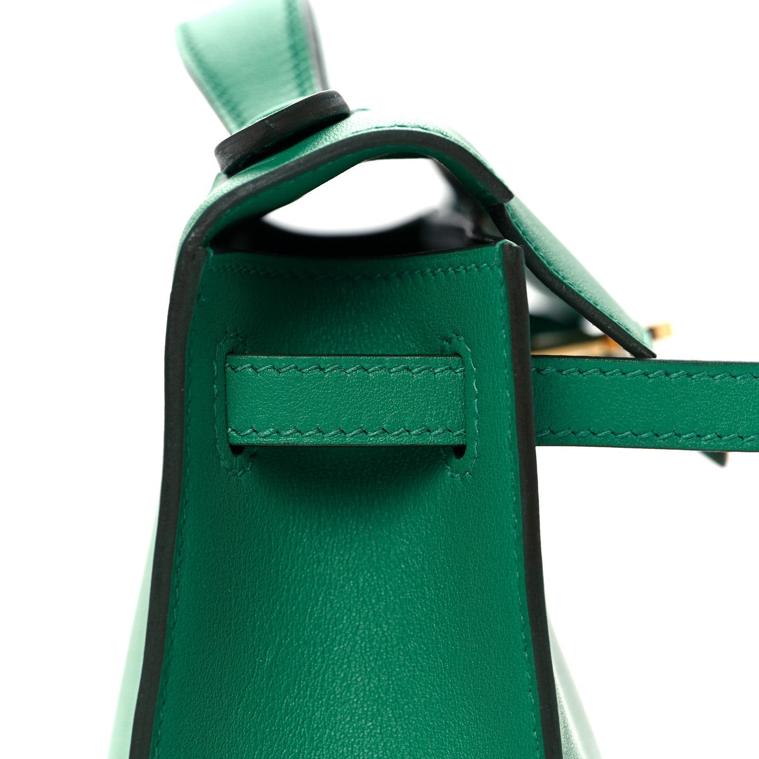 Hermes Swift Kelly Pochette Clutch Vert Vertigo 15 of 28