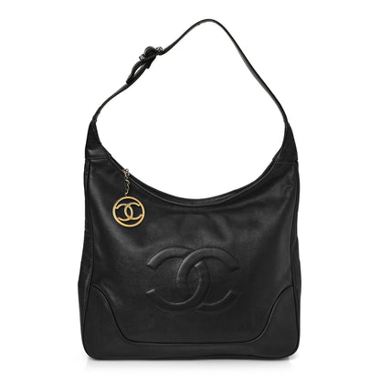 Chanel Caviar CC Hobo Black 1 of 13