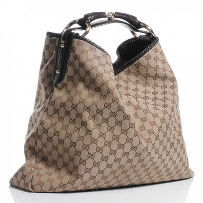 Gucci Large Horsebit Chain Hobo Brown 3 of 7